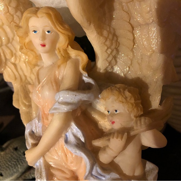 Carlton Cards Other - Seraphim Golden Angel & her Cherub!